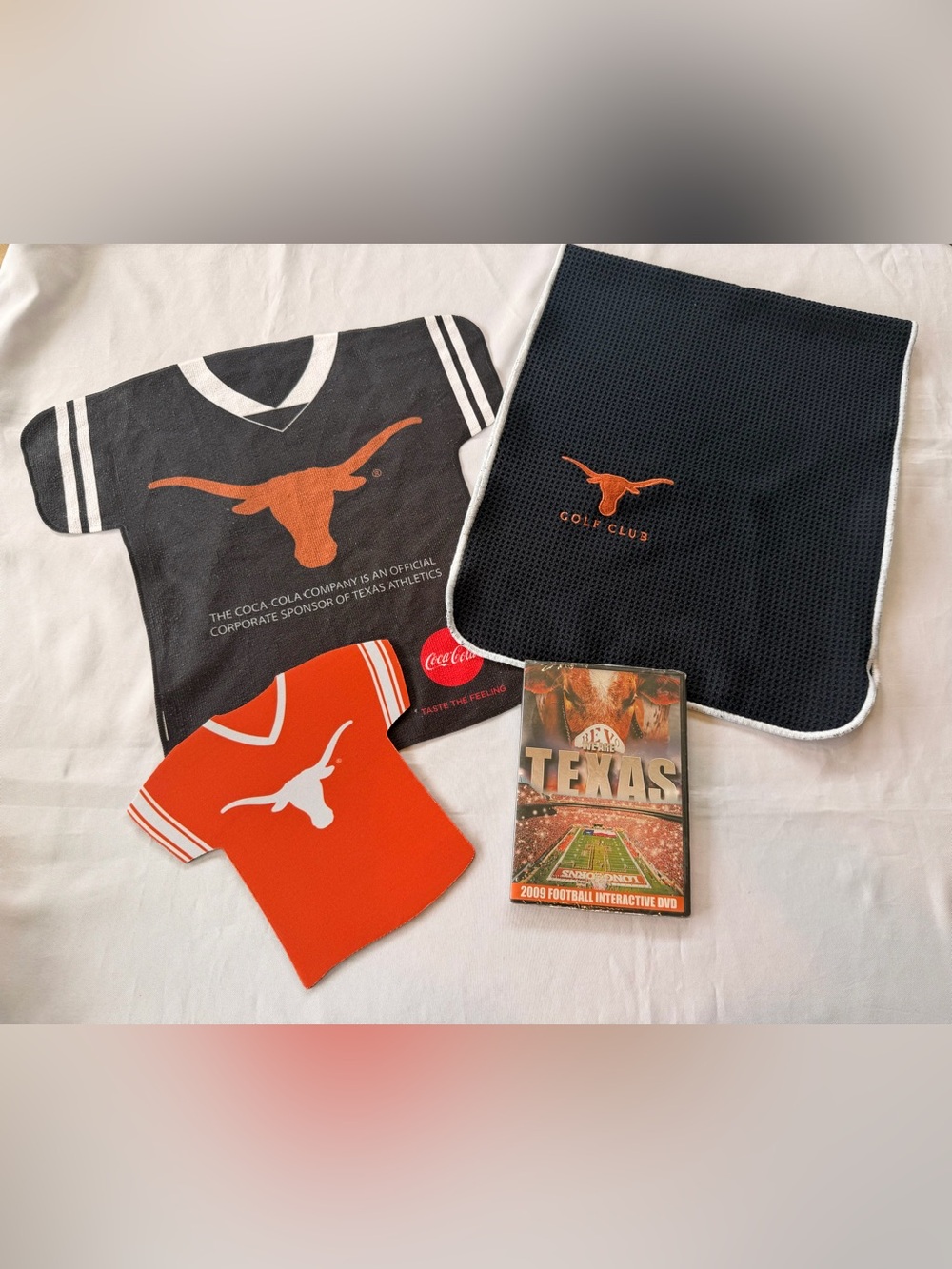 University of Texas Longhorn LOT Golf Towel Mouse Pad DVD Fan Flag